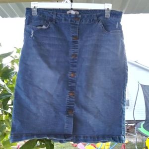 Jean skirt